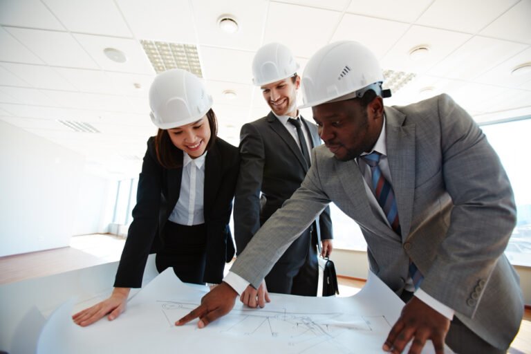 Architect and client walking a site together, the work behind any architect website in Kenya