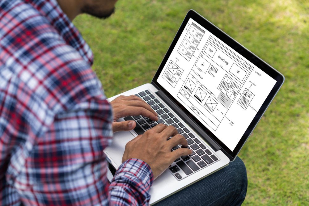 Three-day wall calendar showing how long a website takes to build from Monday to Wednesday
